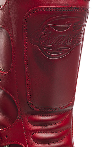 Stylmartin Continental Touring Boots - Red - Salt Flats Clothing