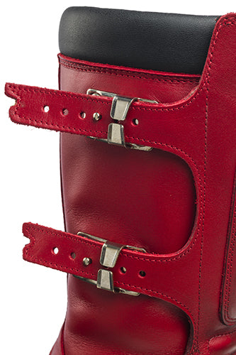 Stylmartin Continental Touring Boots - Red - Salt Flats Clothing
