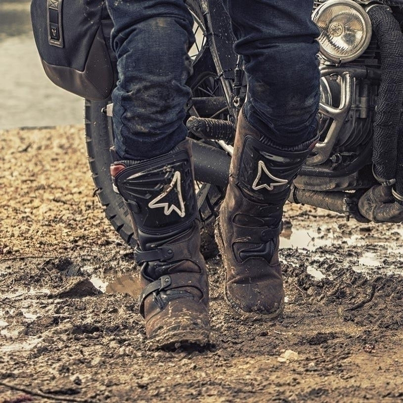 Stylmartin Impact RS WP Off Road Boots - Brown - Salt Flats Clothing