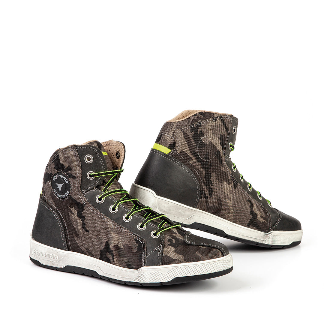 Stylmartin Raptor Evo WP Sneaker Boots - Camouflage - Salt Flats Clothing