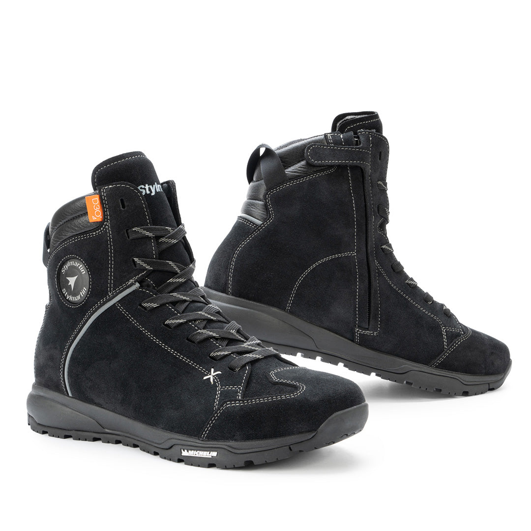 Stylmartin Zed WP Sneaker Boots - Black - Salt Flats Clothing