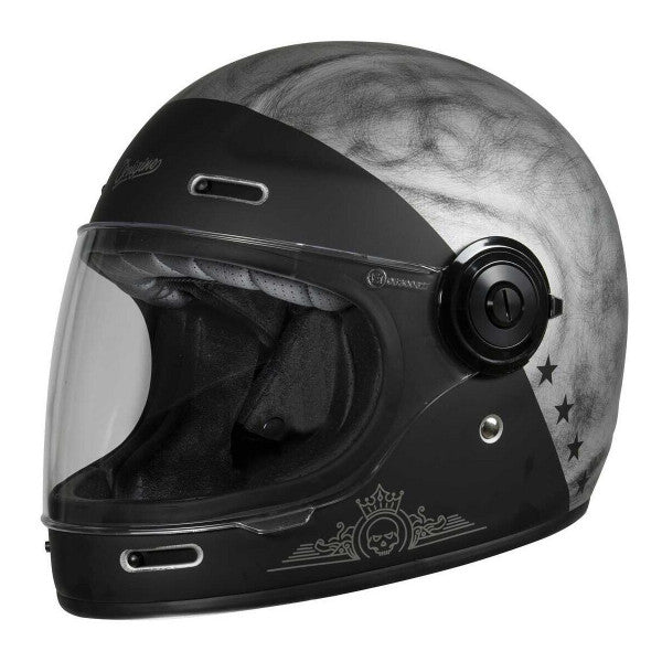 Origine Vega 22.06 Full Face Helmet - Rocker Matt Silver - Salt Flats Clothing