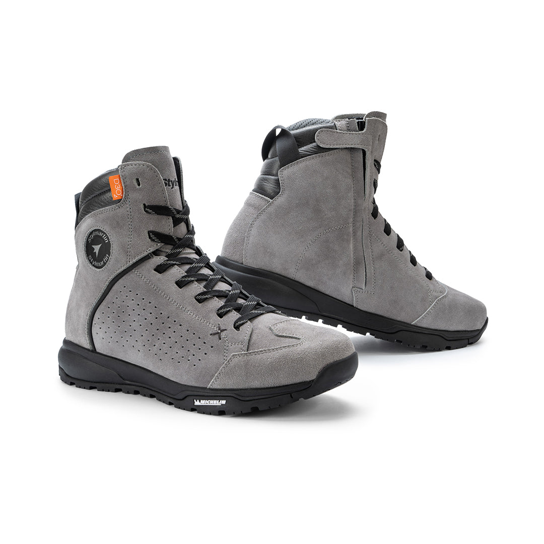 Stylmartin Zed Air Boots - Grey - Salt Flats Clothing