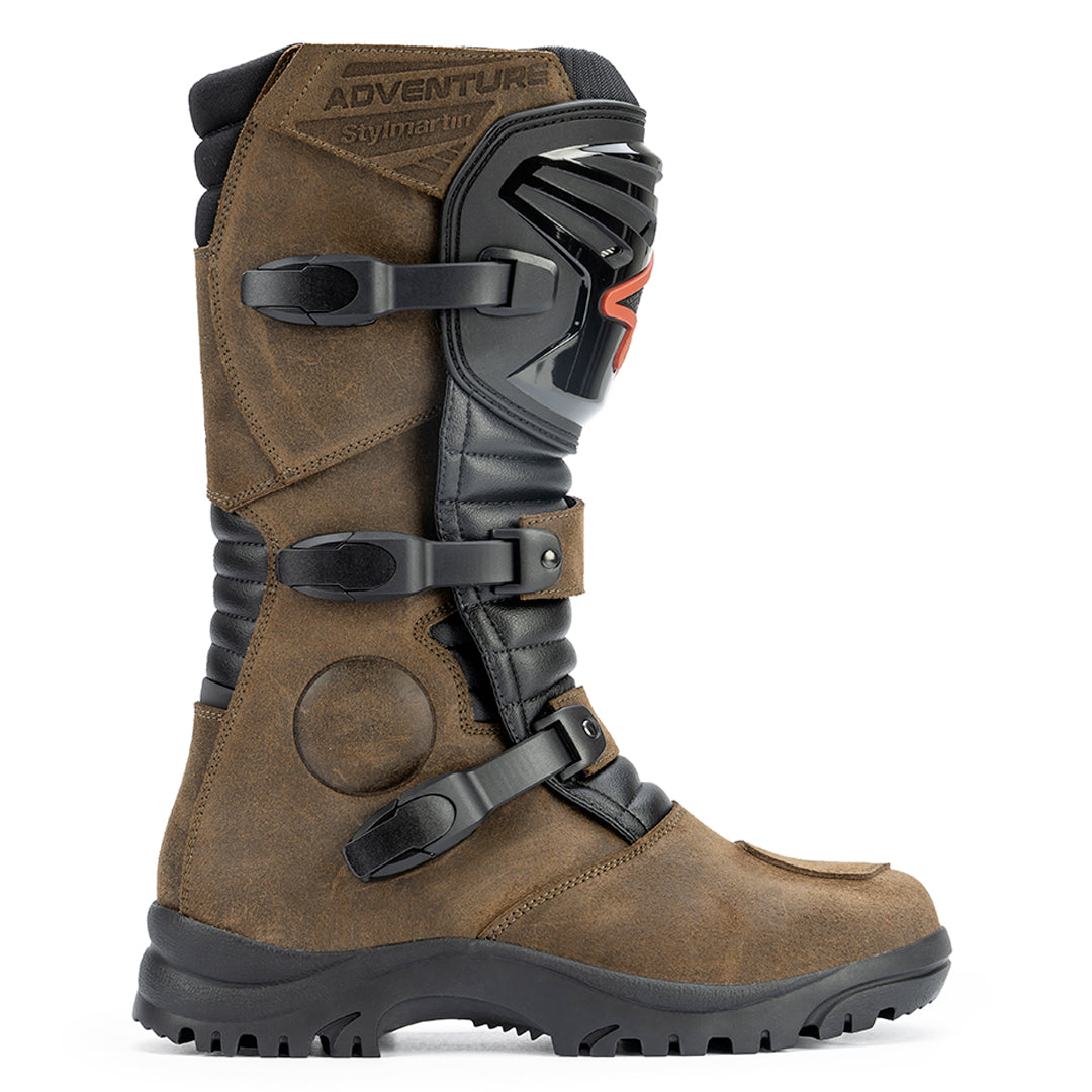 Stylmartin Overlander WP Touring Boots - Brown - Salt Flats Clothing