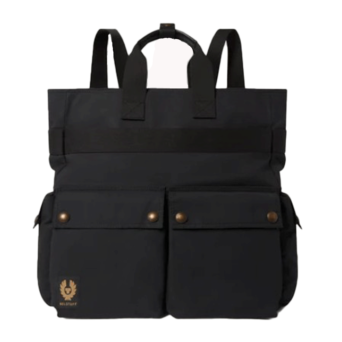 Belstaff Trialmaster 2-Way Tote Bag - Black - Salt Flats Clothing