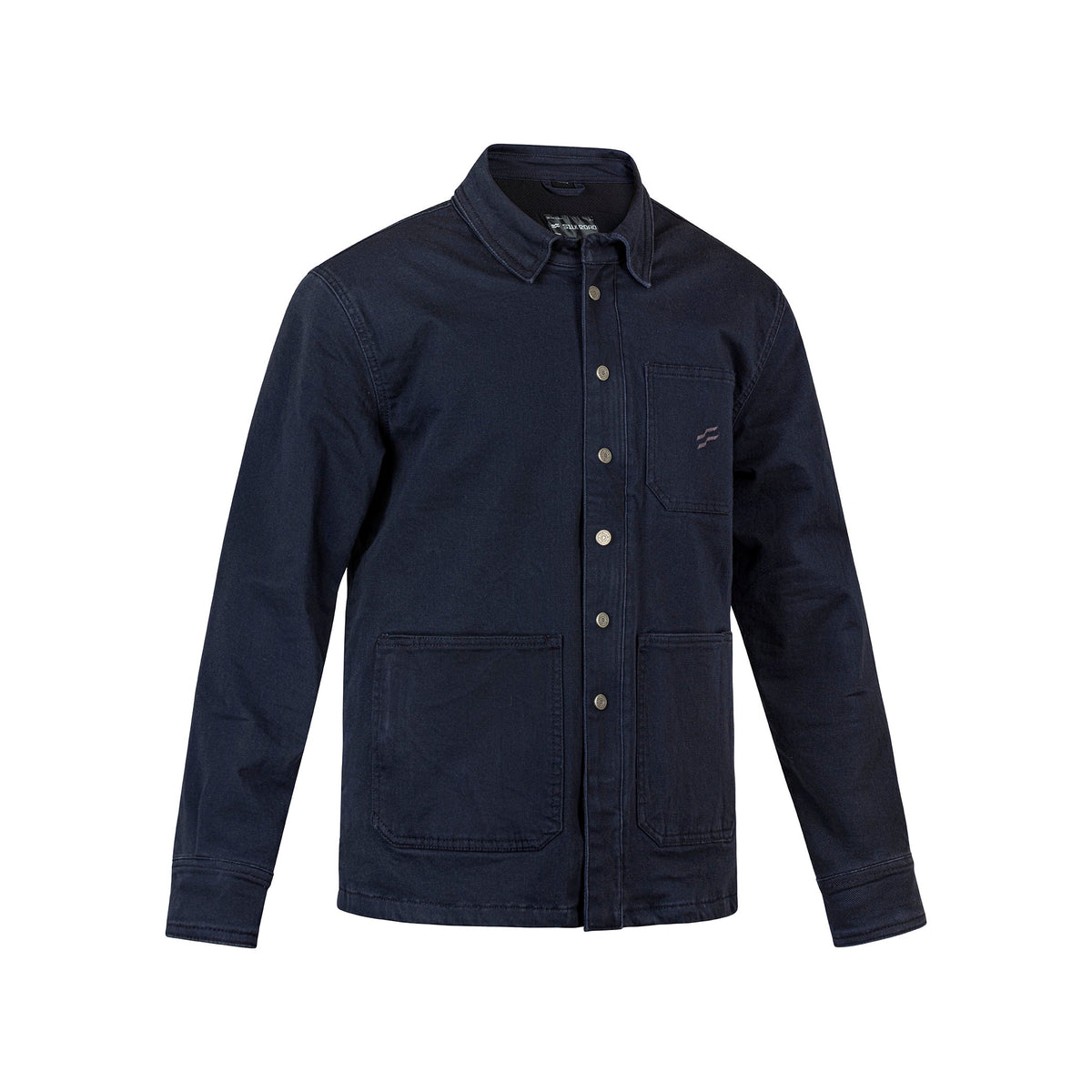 Silk Road Chore Men's Riding Shirt - Navy - Salt Flats Clothing