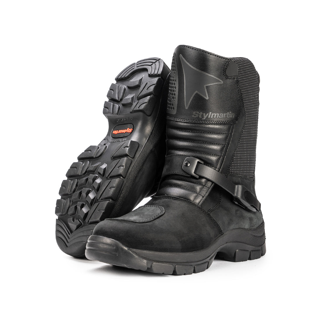Stylmartin Land WP Touring Boots - Black - Salt Flats Clothing