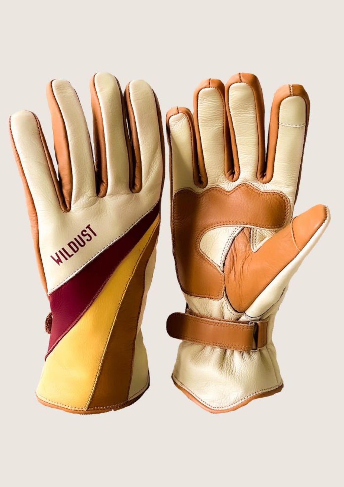 Wildust Sisters 70's Stripes White Gloves - Salt Flats Clothing