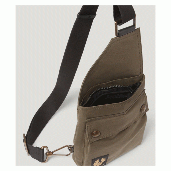 Belstaff Trialmaster Crossbody Bag - Faded Olive - Salt Flats Clothing