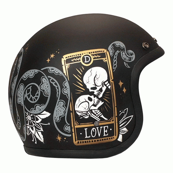DMD Jet Retro Helmet R22-06 - Cards - Salt Flats Clothing
