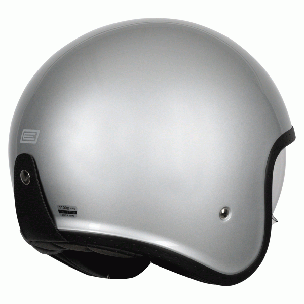 Origine Spirit 22.06 Open Face Helmet - Gloss Silver - Salt Flats Clothing