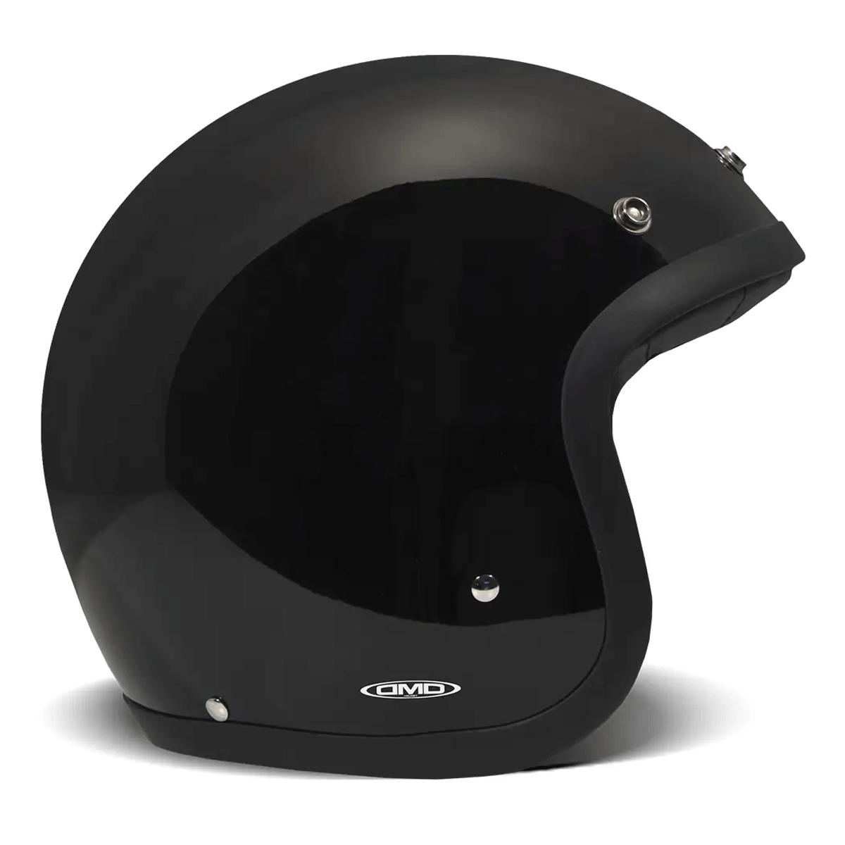 DMD Jet Retro Helmet R22-06 - Solid Black - Salt Flats Clothing