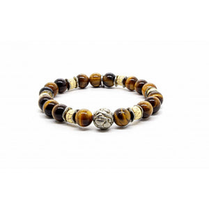 Black Pearl Creations Tiki Tiger Eye Bracelet