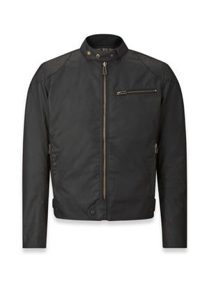 Belstaff Ariel Jacket TechWax 8oz AA Black - Salt Flats Clothing