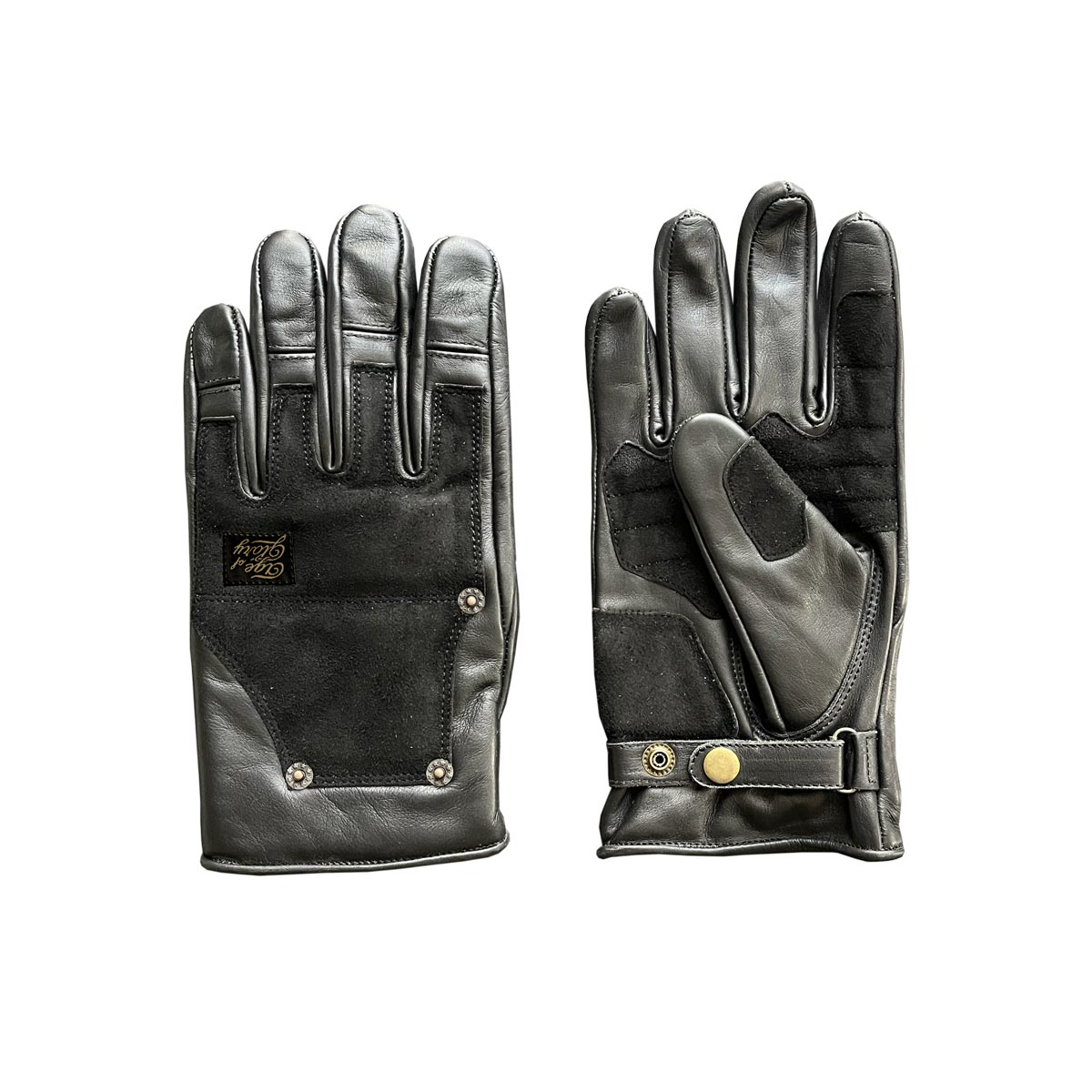Age of Glory Crafter Motorcycle Gloves - Black - Salt Flats Clothing