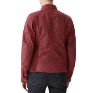 Belstaff Antrim Ladies Jacket TekWax 8oz - Racing Red - Salt Flats Clothing