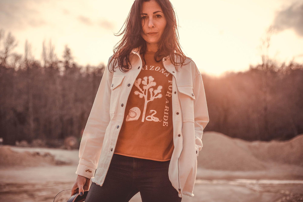 Wildust Sisters Armalith Moto Riding Shirt - White - Salt Flats Clothing