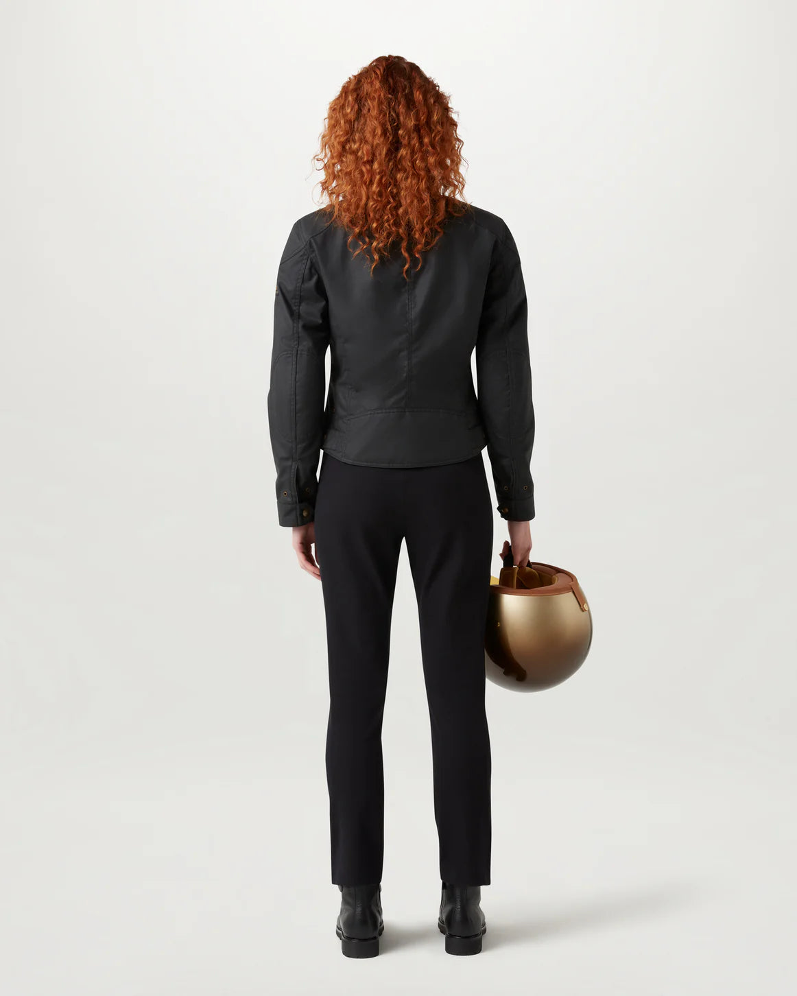 Belstaff Bamburgh Ladies Waxed Cotton Jacket - Black - Salt Flats Clothing