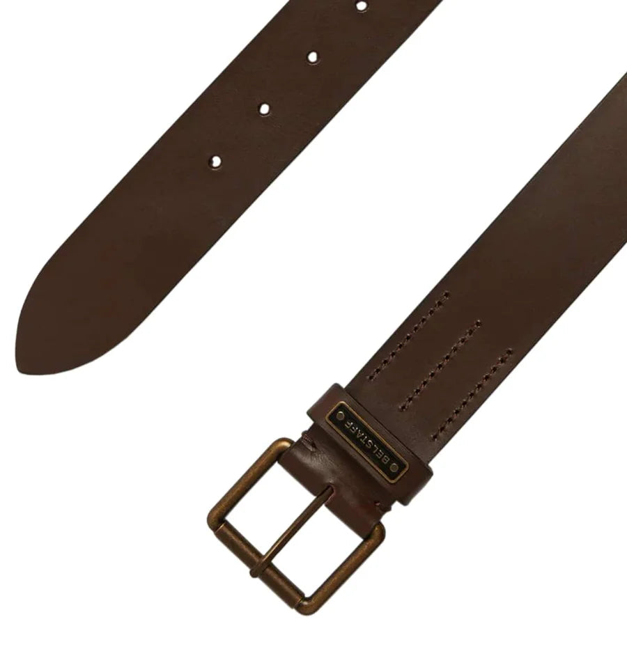 Belstaff Ledger Belt - Dark Brown - Salt Flats Clothing