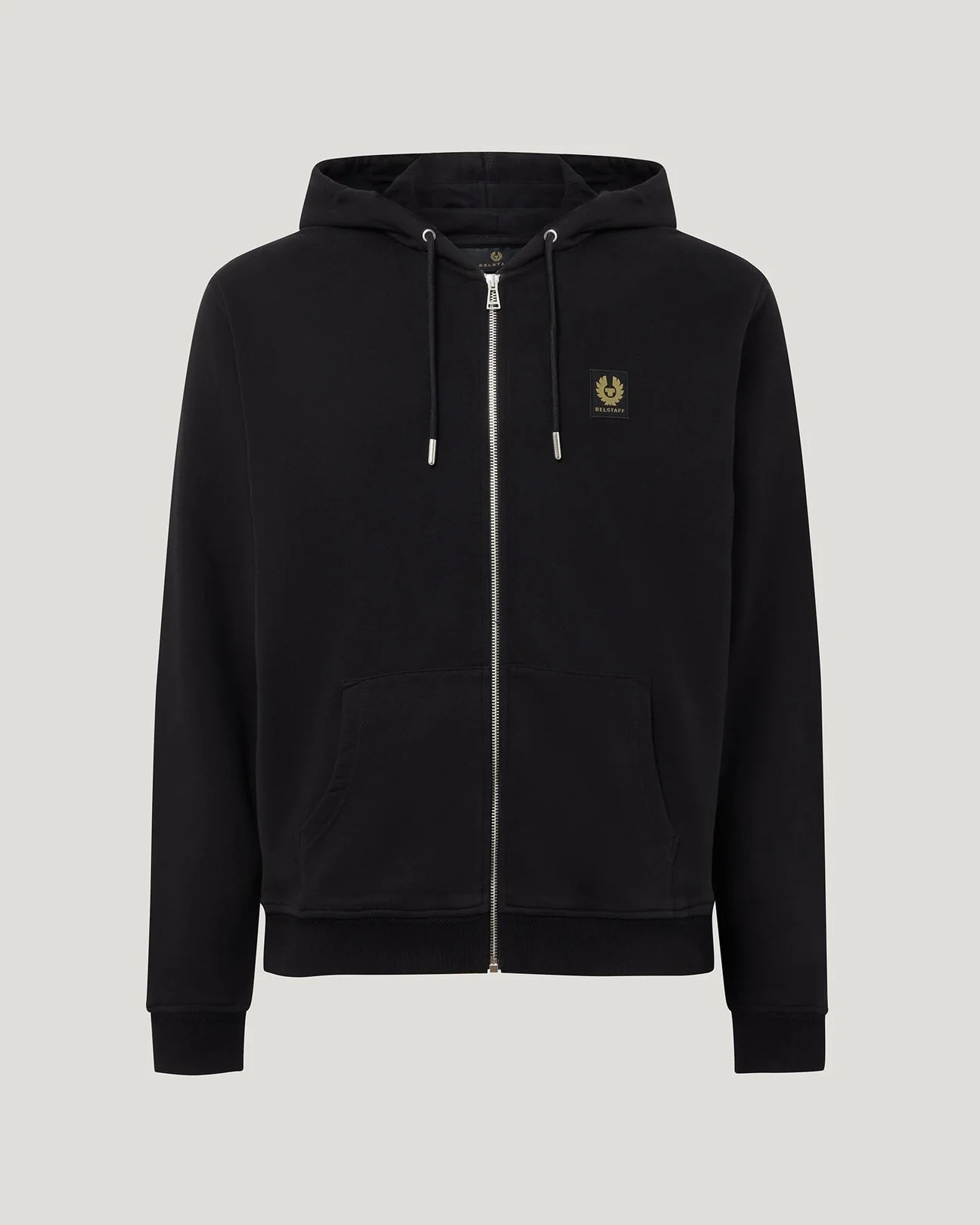 Belstaff Full Zip Men's Hoodie - Black - Salt Flats Clothing