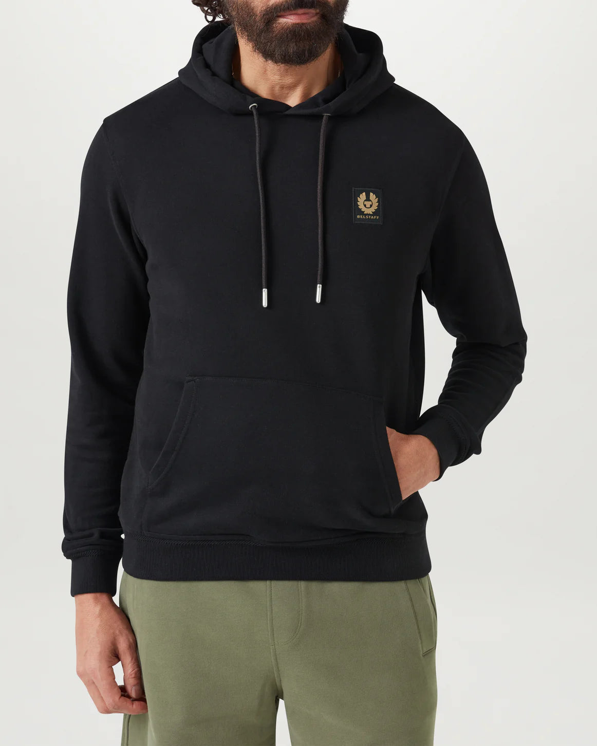 Belstaff Hoodie - Black - Salt Flats Clothing