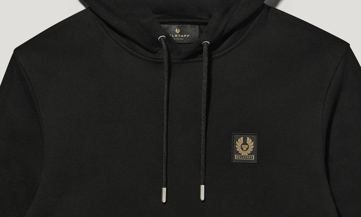 Belstaff Hoodie - Black - Salt Flats Clothing