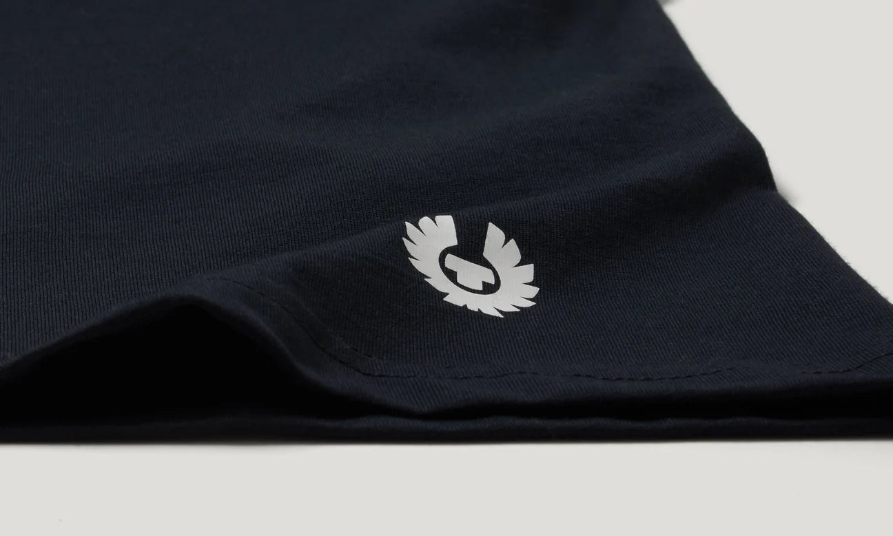 Belstaff Logo Men's T'Shirt - Dark Ink - Salt Flats Clothing