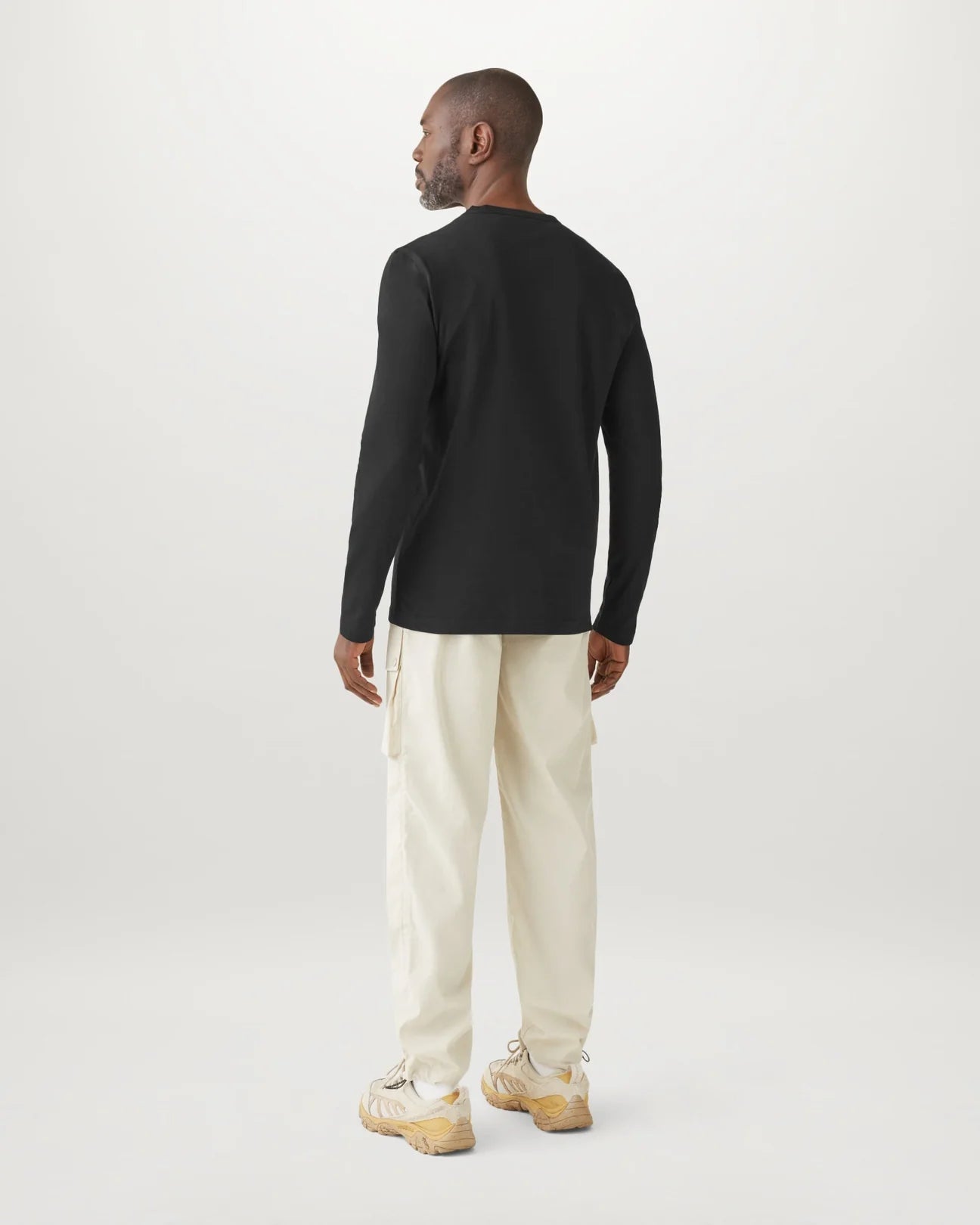 Belstaff Long Sleeved Men's  T'Shirt - Black - Salt Flats Clothing