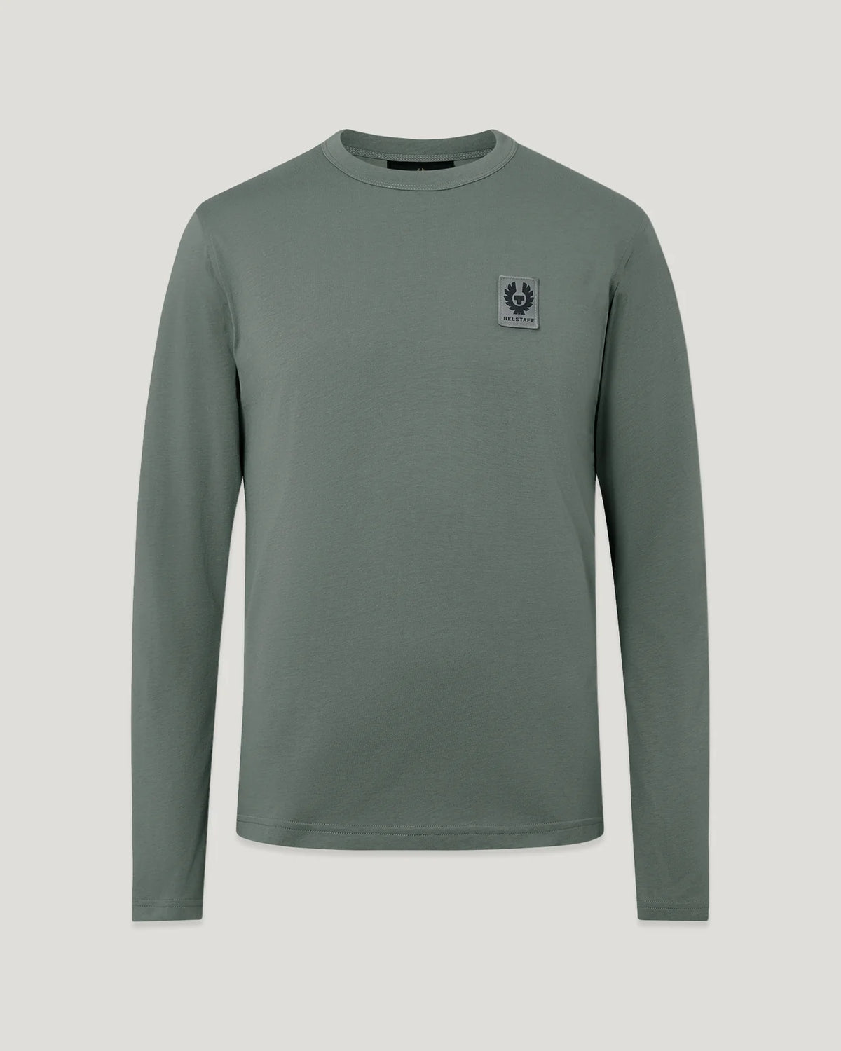 Belstaff Long Sleeved Men's T-Shirt - Atlantic Grey - Salt Flats Clothing