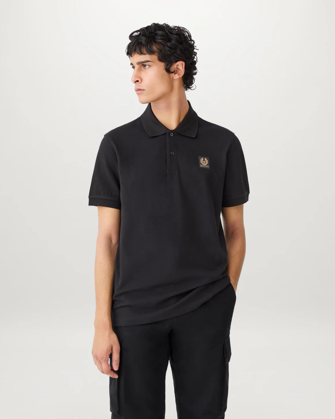 Belstaff Polo T-Shirt - Black - Salt Flats Clothing