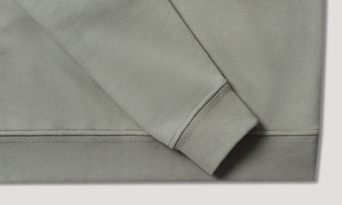 Belstaff Quarter Zip - Sage Green - Salt Flats Clothing