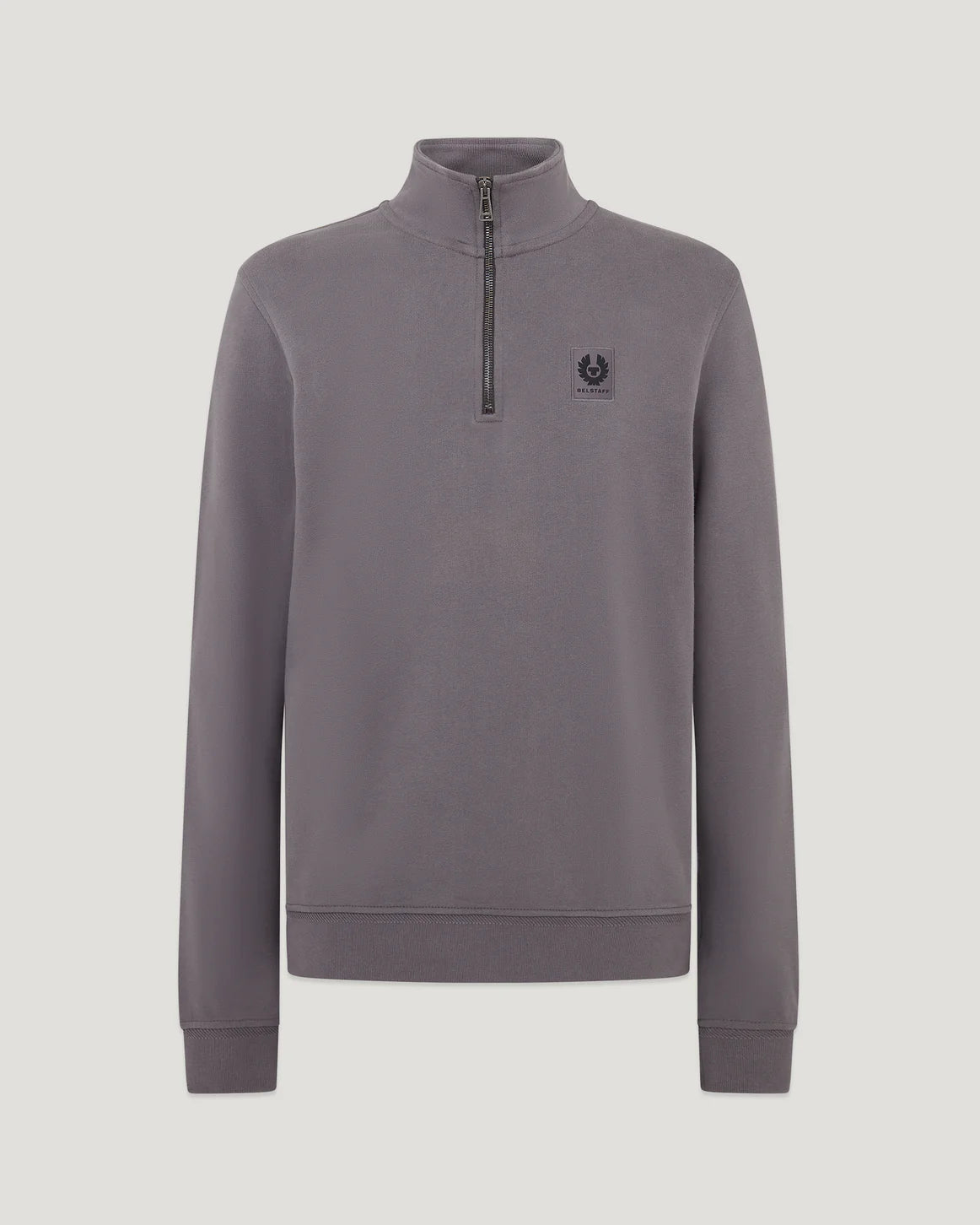 Belstaff Quarter Zip - Tornado Grey - Salt Flats Clothing