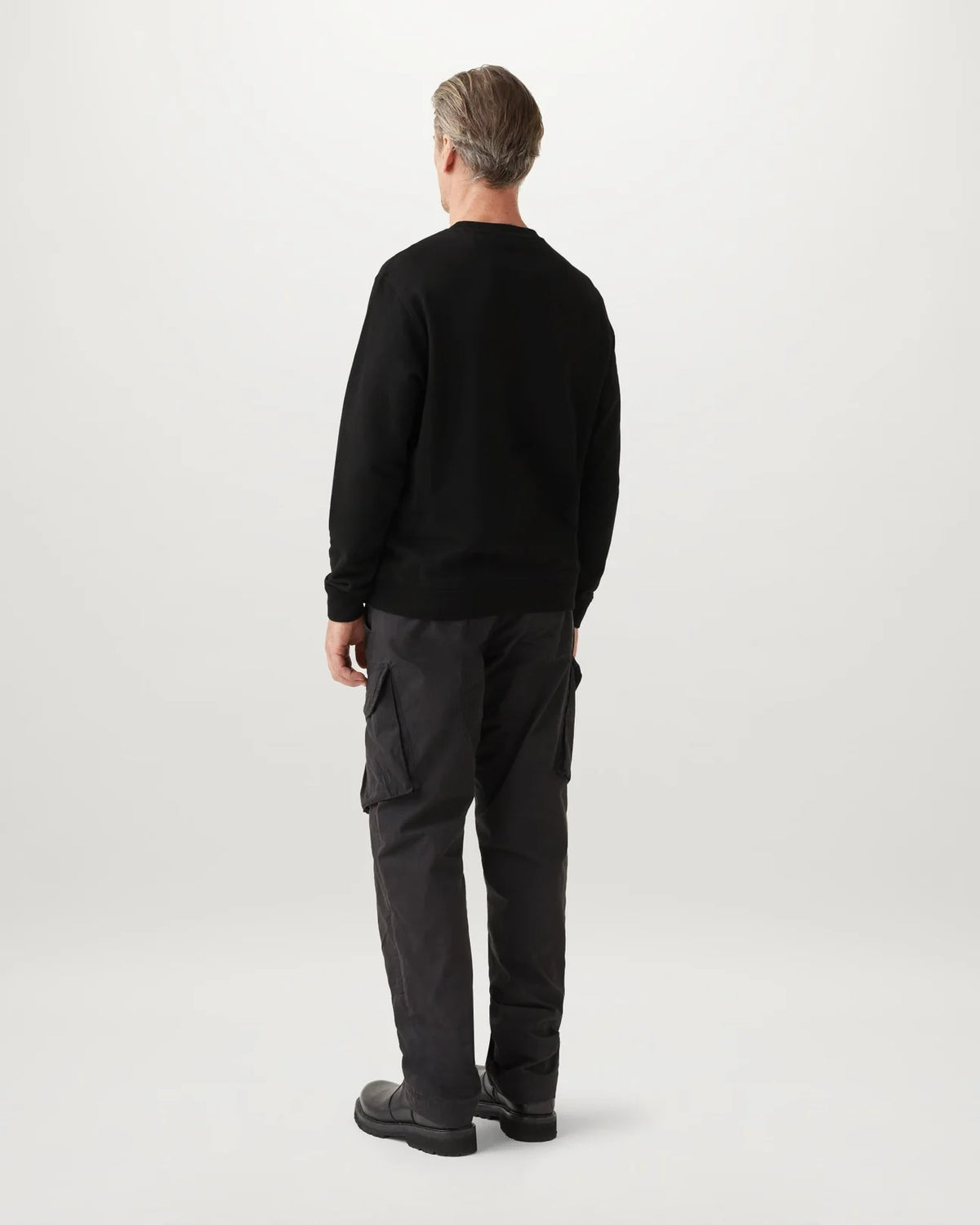 Belstaff Men's Sweatshirt - Black - Salt Flats Clothing