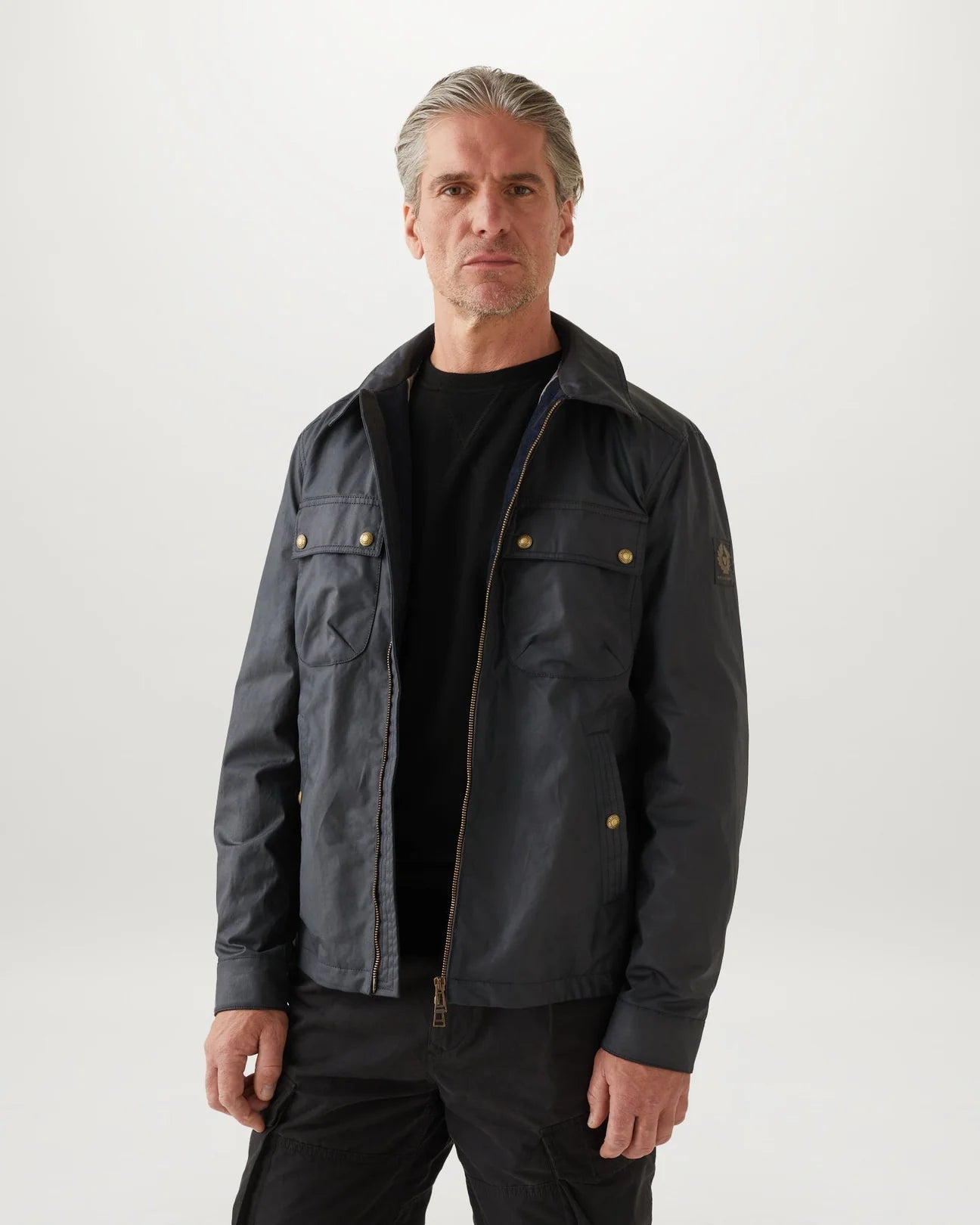 Belstaff Men's Sweatshirt - Black - Salt Flats Clothing