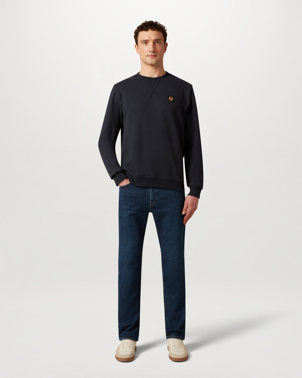 Belstaff Men's Sweatshirt - Dark Ink - Salt Flats Clothing