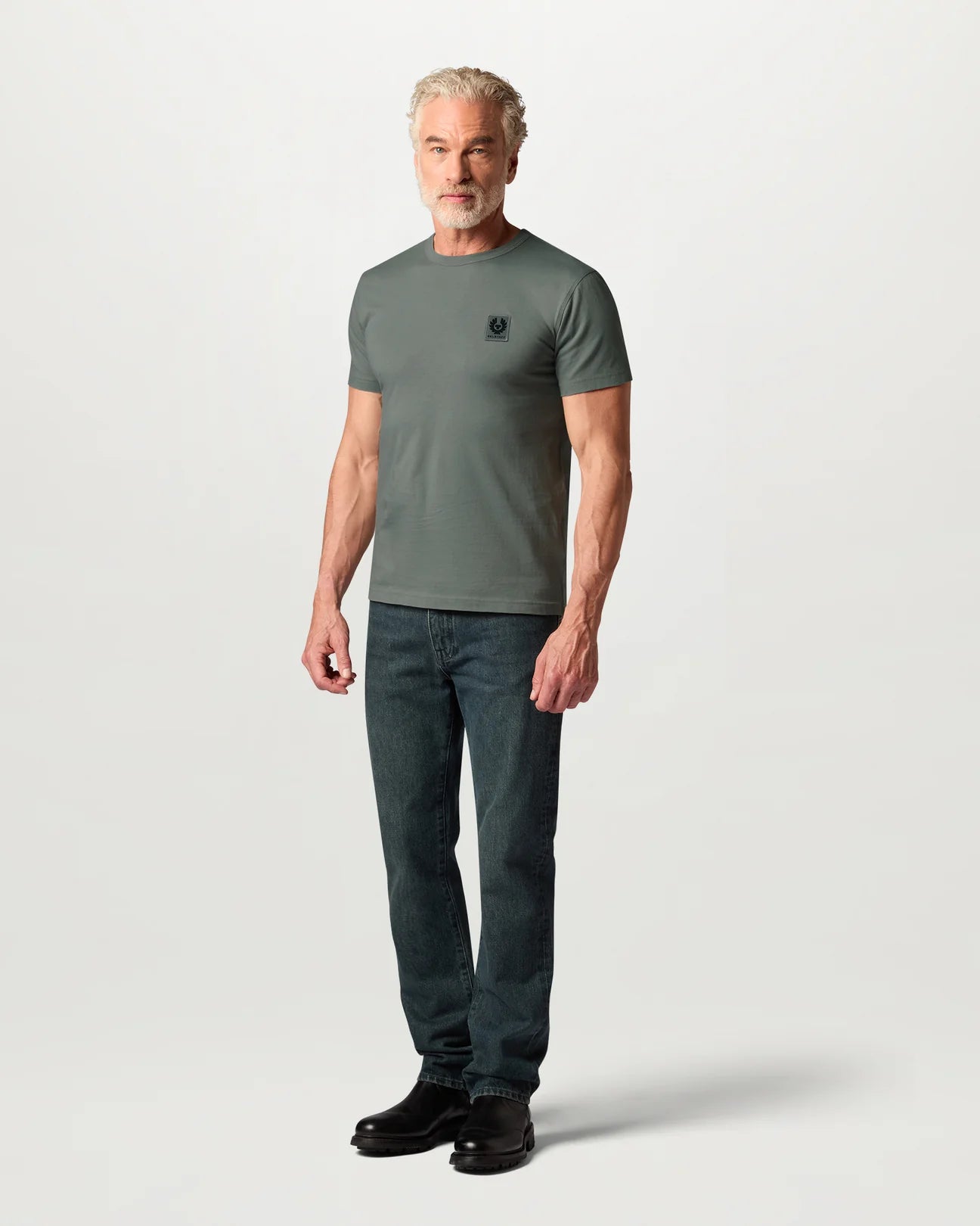 Belstaff Men's T'Shirt - Atlantic Grey - Salt Flats Clothing