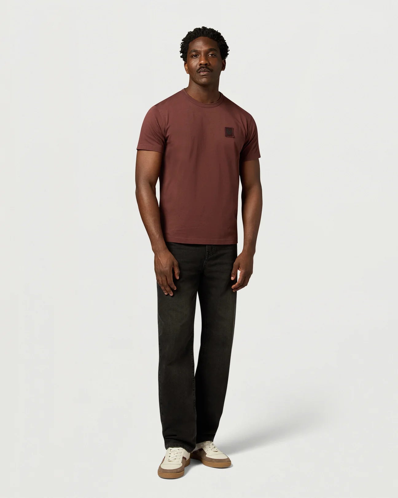 Belstaff Men's T'Shirt - Oxblood - Salt Flats Clothing
