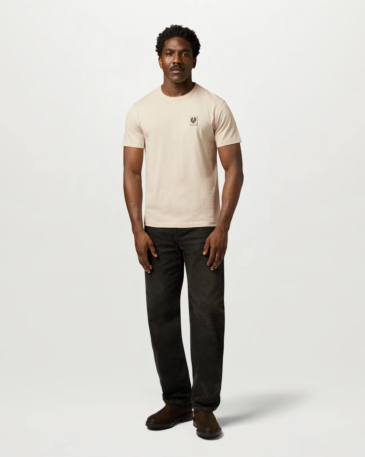 Belstaff Men's T'Shirt - Pale Stone - Salt Flats Clothing