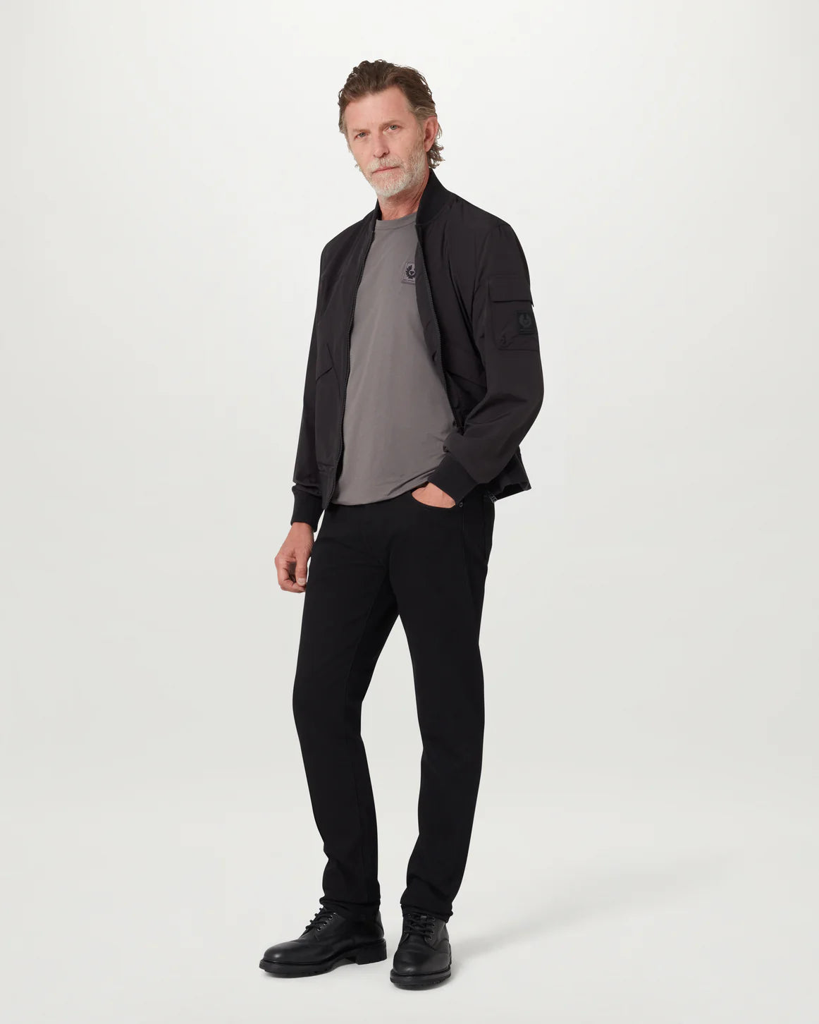 Belstaff T-Shirt - Tornado Grey - Salt Flats Clothing