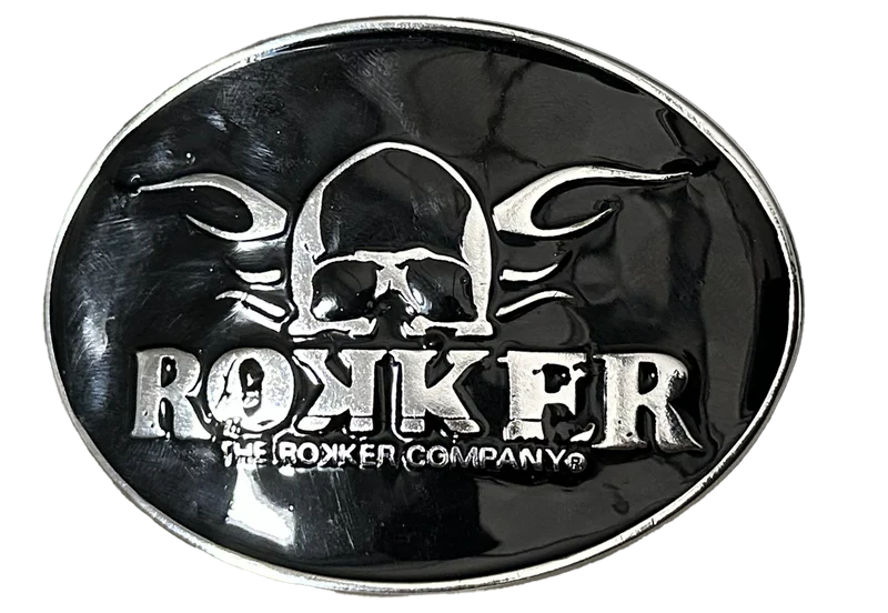Rokker Belt Buckle Enamel - Salt Flats Clothing