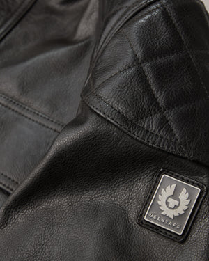 Belstaff Brooklands Jacket Leather Antique Black - Salt Flats Clothing