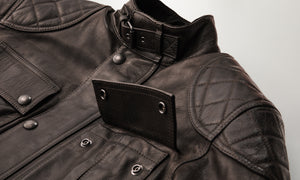 Belstaff Brooklands Men's Jacket Leather - Burnt Cuero