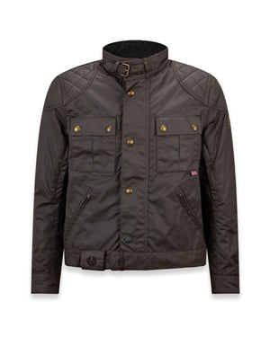 Belstaff Brooklands Men's Waxed Cotton Jacket Ultracore 8oz Mahogany - Salt Flats Clothing