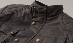 Belstaff Brooklands Men's Waxed Cotton Jacket Ultracore 8oz Mahogany - Salt Flats Clothing