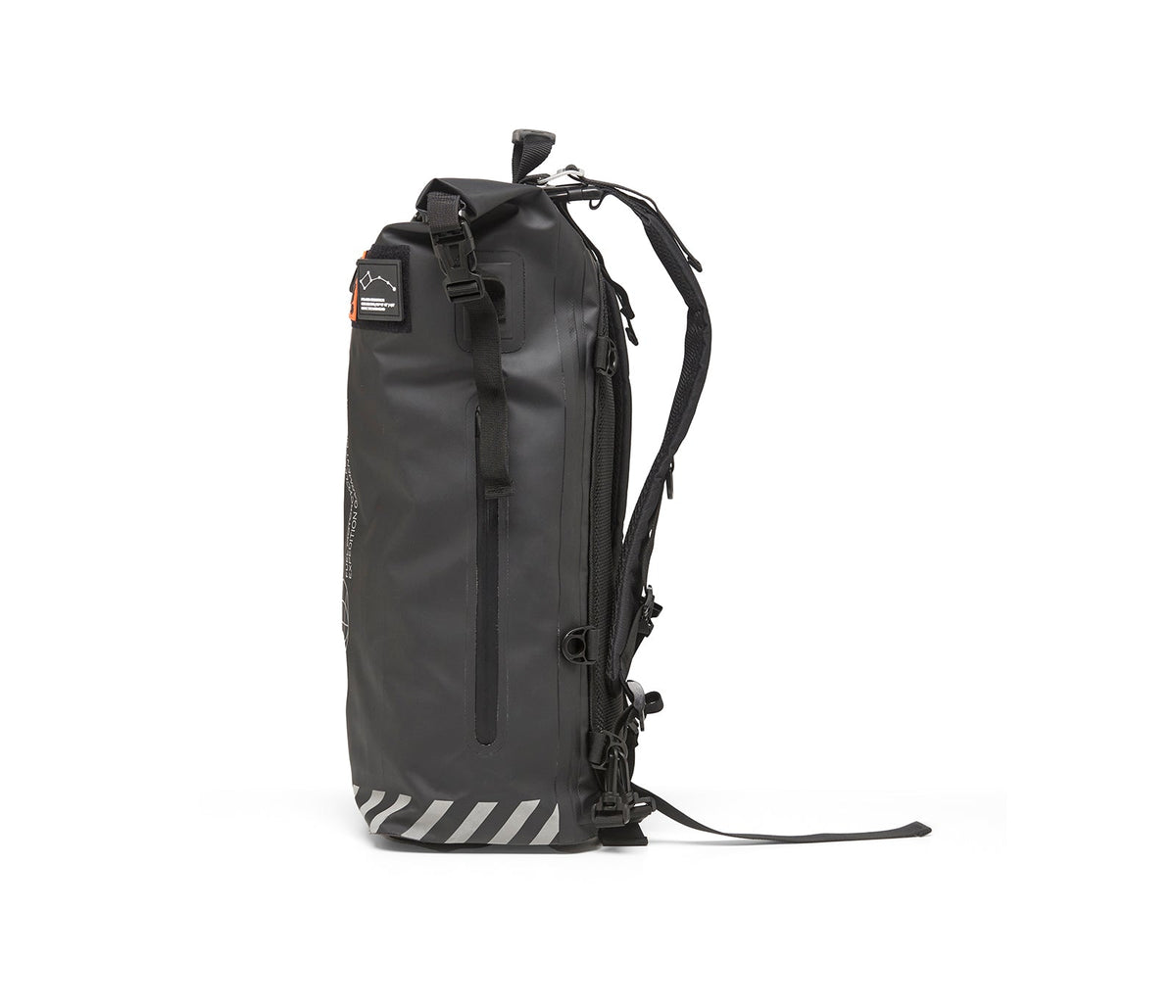 Fuel Motorcycles Expedition Backpack Black/Orange - Salt Flats Clothing