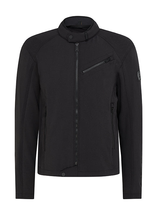 Belstaff Tamar Men's Textile Motorcycle Jacket - Black - Salt Flats Clothing