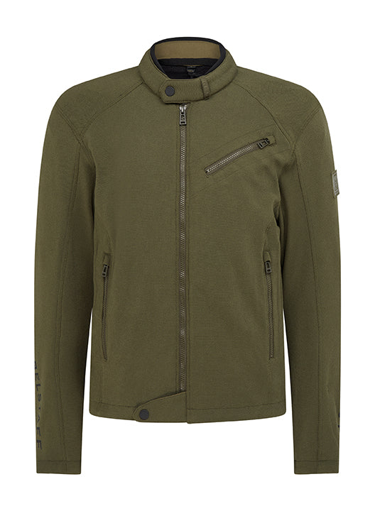 Belstaff Tamar Men's Textile Motorcycle Jacket - Olive - Salt Flats Clothing