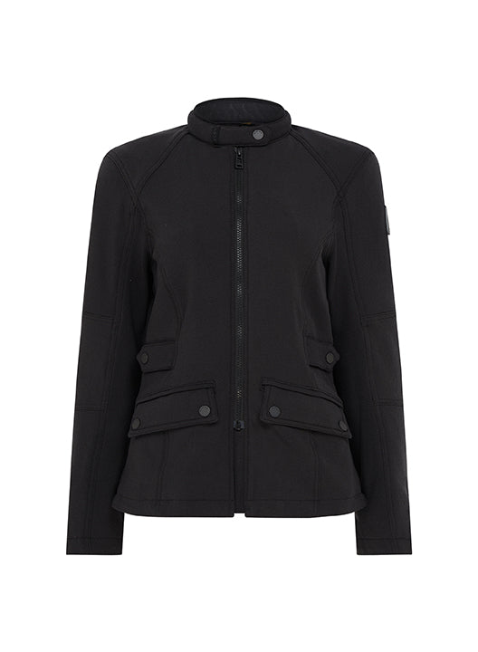 Belstaff Trent Ladies textile Motorcycle Jacket - Black - Salt Flats Clothing