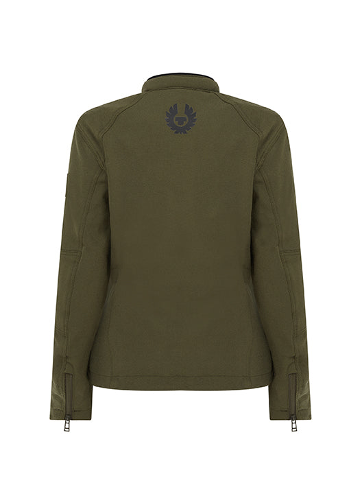 Belstaff Trent Ladies textile Motorcycle Jacket - Olive - Salt Flats Clothing