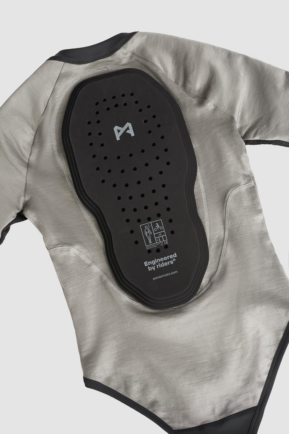 Pando Moto Bia AAA Ladies Protective Body - Grey - Salt Flats Clothing